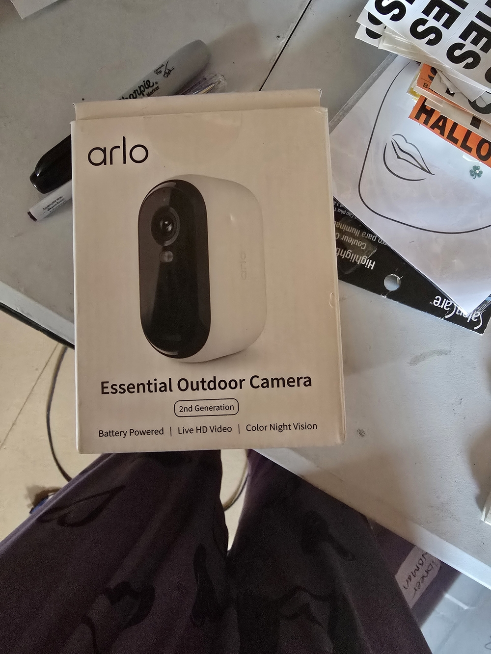 Arlo Essential Outdoor Camera (2nd Gen) - White